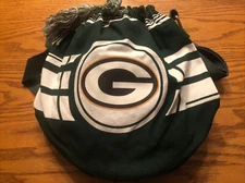 Green Bay Packers Drawstring Bucket Bag Green NFL Licensed New Tags Canvas