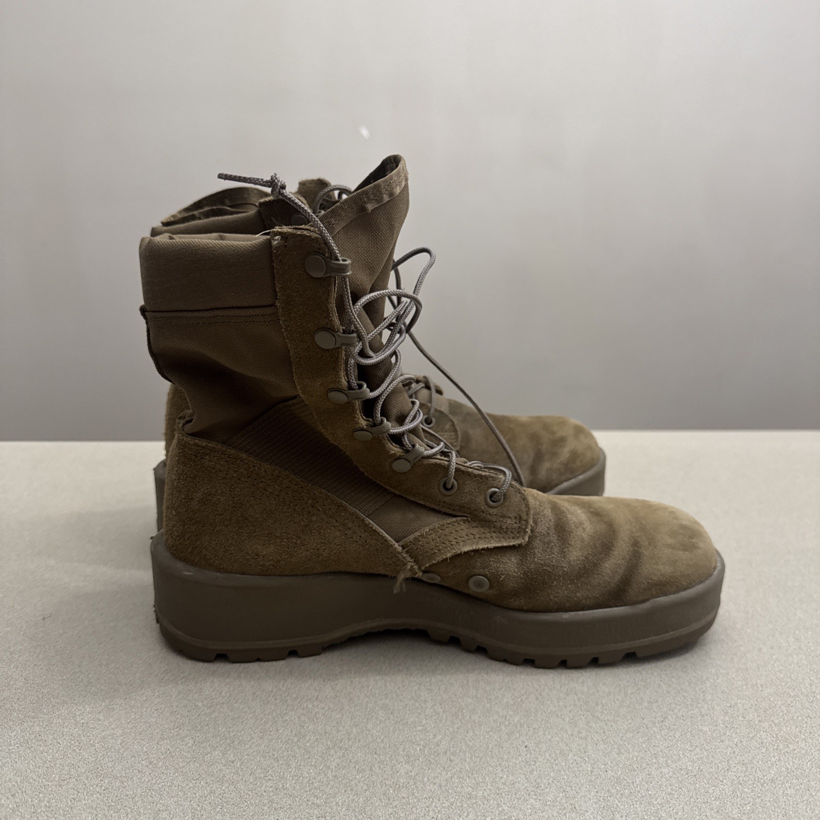 ALTAMA Combat Boots Men 11.5 R Tan All Weather SPMICI-13-D-1018 USA Vibram Army-image