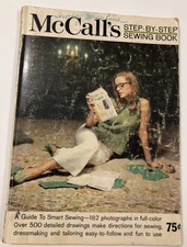 Vintage 1966 McCall's "Step By Step Sewing Book" 160 Pages Full Color Acceptable