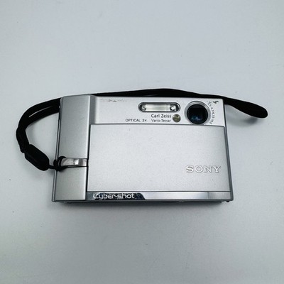 Sony Cyber-shot DSC-T50 7.2MP Digital Camera - Silver for sale
