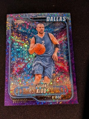 2025 topps chrome jason kidd #129 /299 Purple