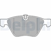 Delphi Bremsbelagsatz, Scheibenbremse LP1956 FüR BMW
