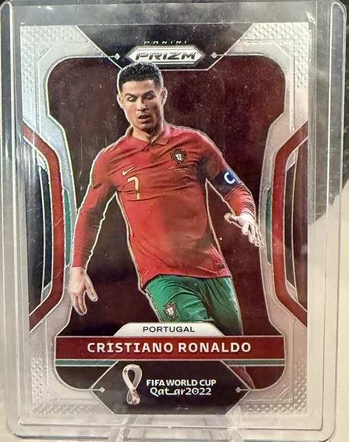 2022 Panini Prizm FIFA World Cup Soccer Cristiano Ronaldo #175 Mint Rare!!