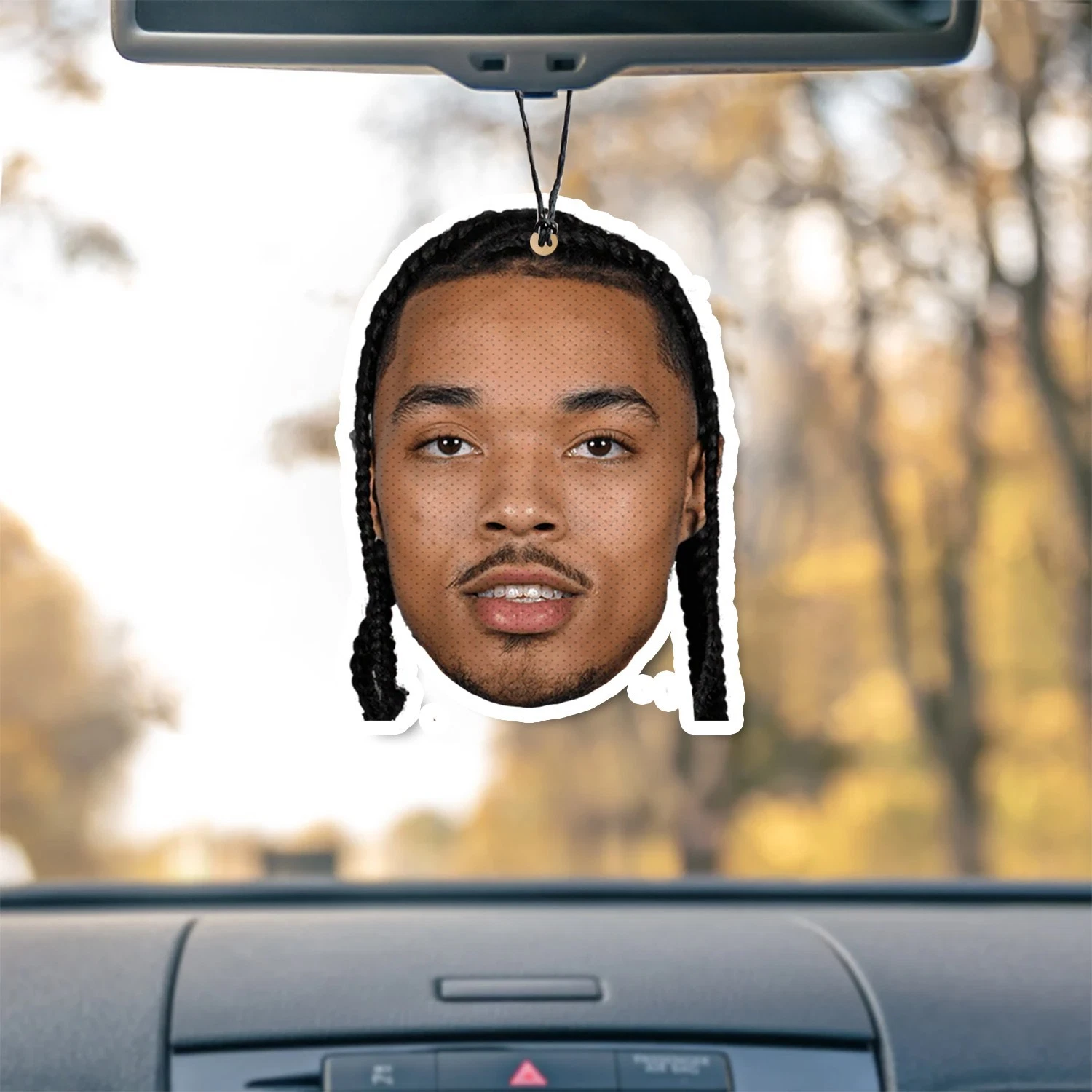 Brandon Boston Jr. Unscented Hanging Car Air Freshener Freshie
