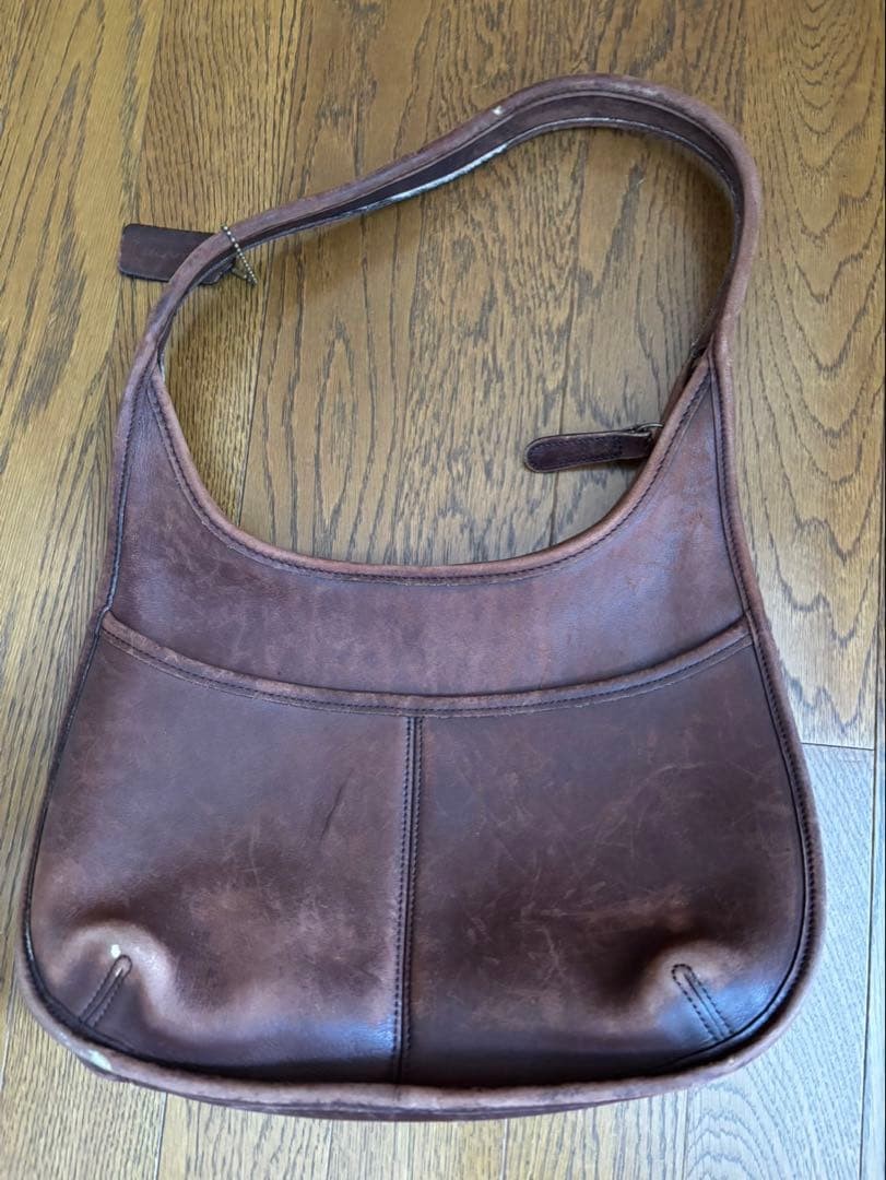 Buy OLD COACH Ergo Bag Vintage Shoulder Bag Leather 9033 Brown
