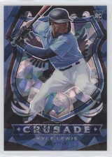 2020 Panini Chronicles Crusade Blue Ice Prizm 44/99 Kyle Lewis #18 1b9b