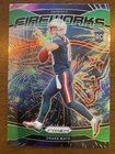 Drake Maye ROOKIE - 2024 Panini Prizm Fireworks #22 Green Prizm (RC)