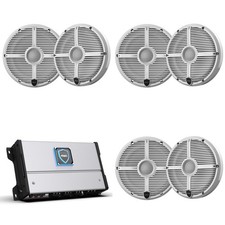 Wet Sounds HTM-6 - HTM Series Amplifier 900 Watt Full-Range Class-D 85x6 Watt...