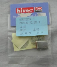 Hitec 72Mhz FM DC Receiver Crystal Channel 24 72.270Mhz CH24 HTRXT0024