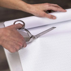 EASY LINER Smooth Top Shelf Liner Grip Bottom Washable 12"x10'-10 SQ FT Grey/Whi — photo 6