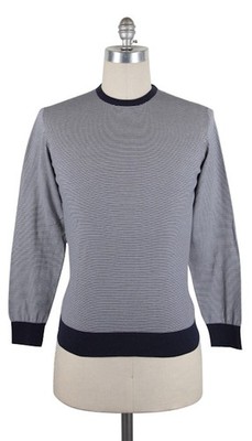 Luigi Borrelli Marineblau Pullover - Rundhalsausschnitt - M/50 - (21 /B18132T/