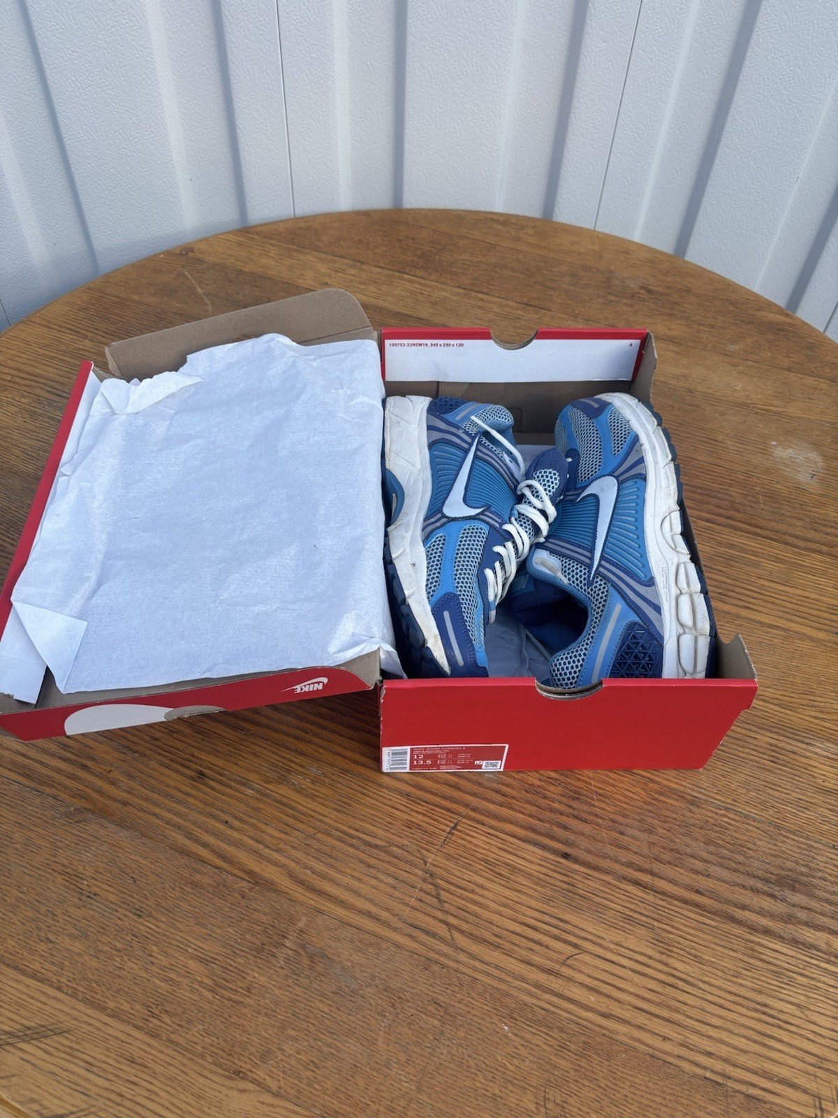 Size 12 - Nike Air Zoom Vomero 5 Worn Blue