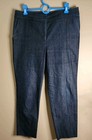 St. John Denin Trousers Dark Navy Women's Size 10  Euro Summer Classic Chic — photo 1