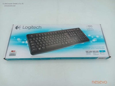 Logitech Keyboard Logitech K120 Deutsche Tastatur QWERTZ Kabelgebunden