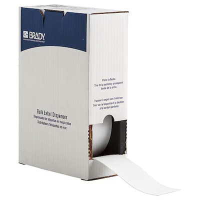 Brady Bm7c-2000-854-Wt Continuouslabelstock, White, Matte, 2Inw