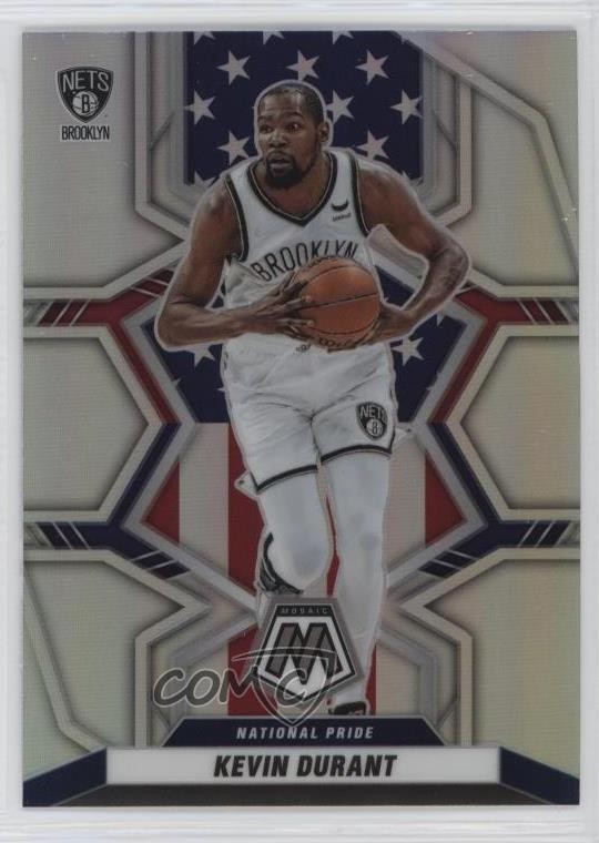 2021-22 Panini Mosaic National Pride Silver Prizm Kevin Durant #248 uk2