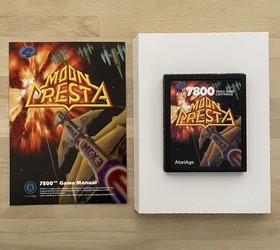 Moon Cresta Atari 7800 Video Game Complete In Box CIB Out Of Print OOP