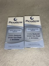 Lot Of 2 Plexaderm Rapid Reduction Eye Serum Reduces UnderEye Bags 5ml 0.17fl oz