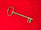 SCARCE EARLY LARGE FORGED IRON SKELETON KEY