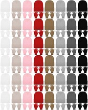96 Pcs Winter Beanies Gloves Set for Men Women Stretchy Gloves Beanie Hat for...