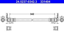 Flexible de frein Mercedes 407