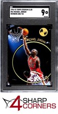 1996 TOPPS STADIUM CLUB MEMBERS ONLY 55 #41 MICHAEL JORDAN BULLS HOF SGC 9