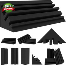 Bass Traps 12 Pcs 4 4 12 Inches Dense Thick Studio Bass Foam Corner Acoustic