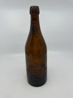 BIG RAPIDS BREWING CO MI MICHIGAN PRE PRO BLOB TOP ANTIQUE BEER BOTTLE