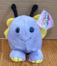 NWT/Protector Swibco Puffkins Rare Betty Purple Butterfly Plush stuffed animal