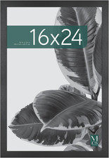 Studio Gallery 16X24 Poster Frame Black Woodgrain Engineered Wood, Vertical  Ho