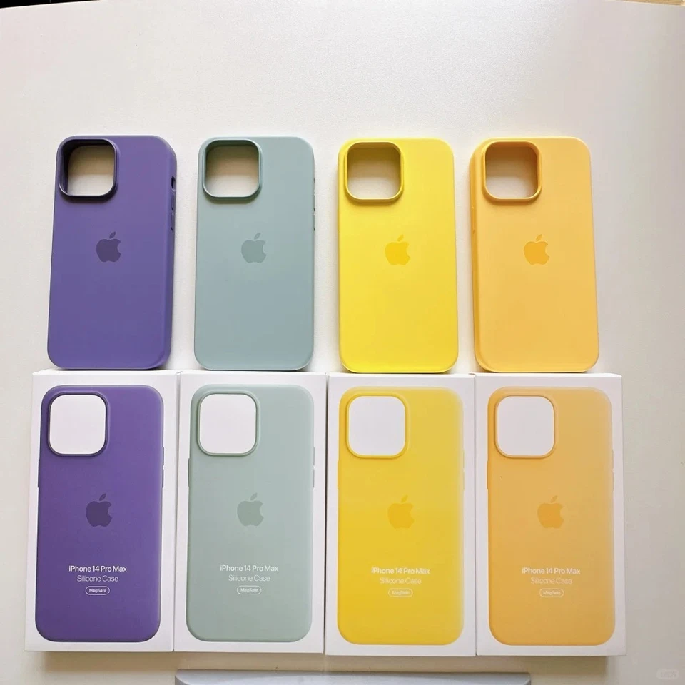 For iPhone 14Plus 14Pro 14Pro Max New Original Silicone Phone Case with MagSafe - Image 3 of 4