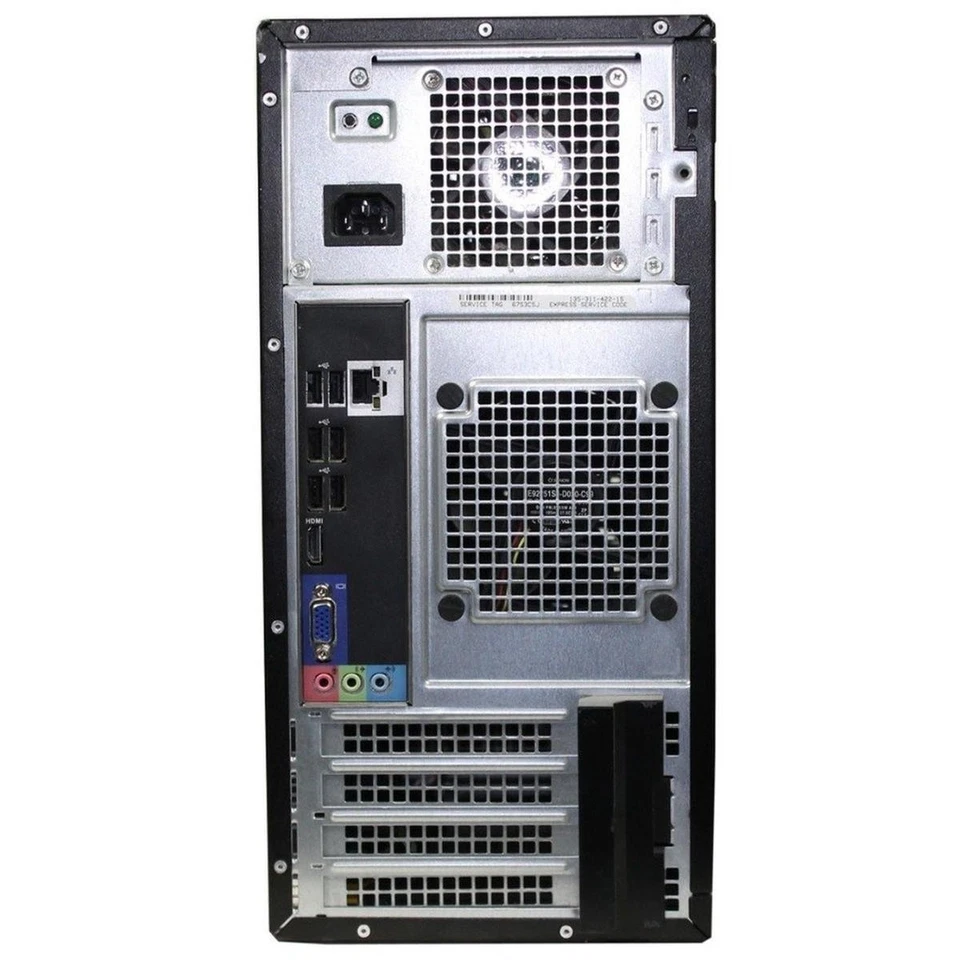 Dell OptiPlex 390 MT 4GB 240GB Windows 11 Pro Desktop Computer VGA HDMI Dvd-Rw - Image 2 of 4