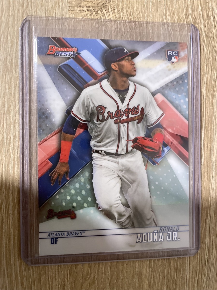 2018 Bowman's Best Ronald Acuna Jr BASE Rookie Card RC #51