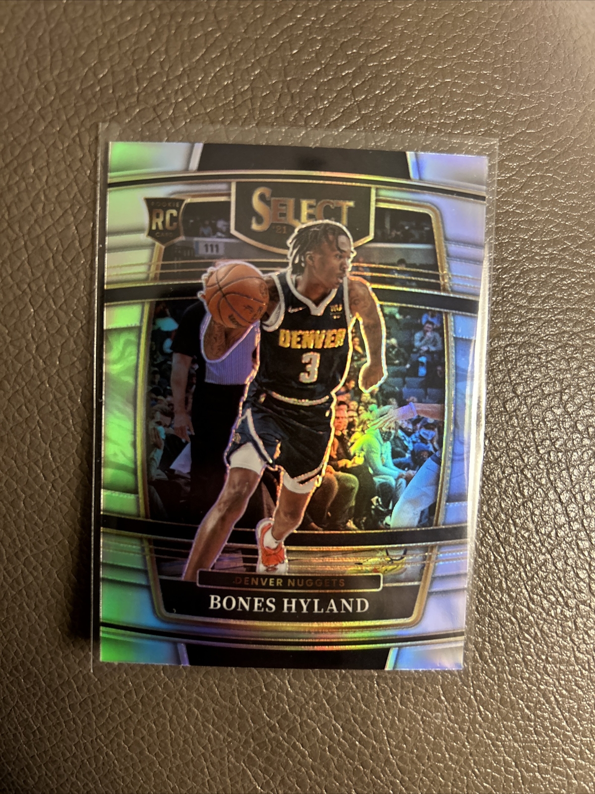 2021-22 Panini Select Bones Hyland #79 Concourse Rookie Silver! Nuggets! #1628