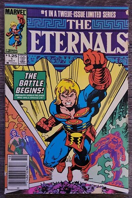Eternals #1 NEWSSTAND Variant Phastos & Cybele Marvel MCU Movie - Low Grade