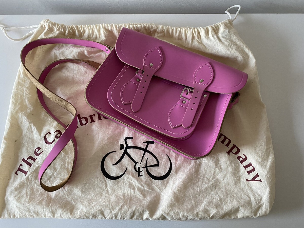 Cambridge Satchel Company 11 inch Pink Leather Satchel UK