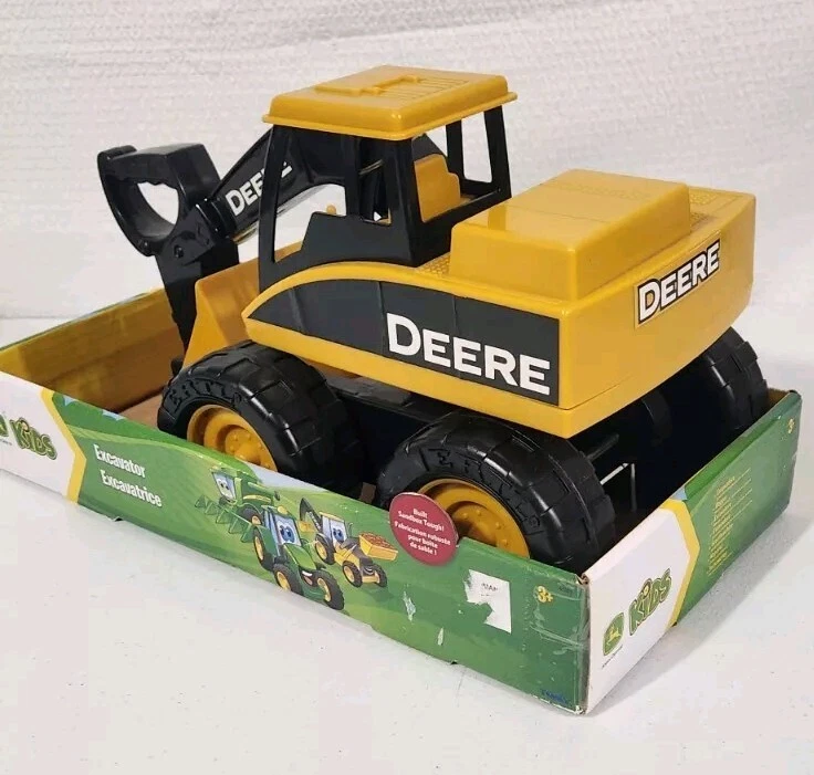 TOMY John Deere Large Construction Excavator Plastic Kids - Image 4 of 4