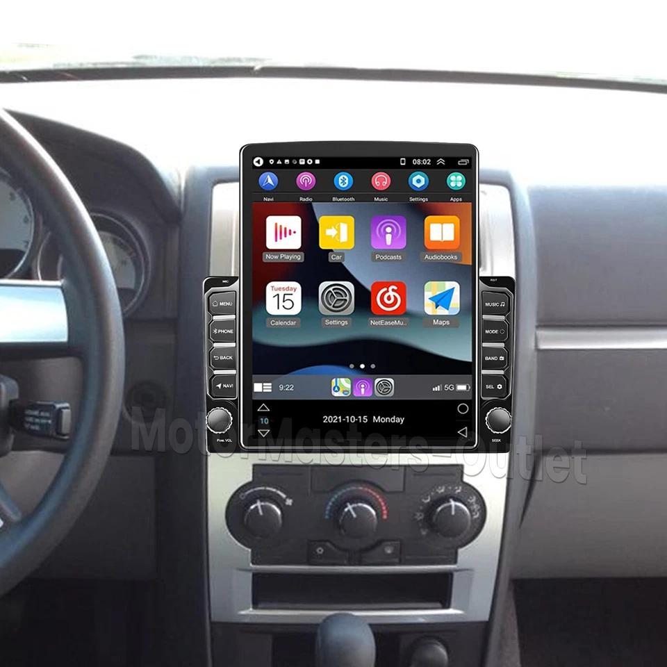 Android 13 CarPlay Car Radio FM Stereo GPS Head Unit For Dodge Charger 2008-2010 - Image 4 of 4