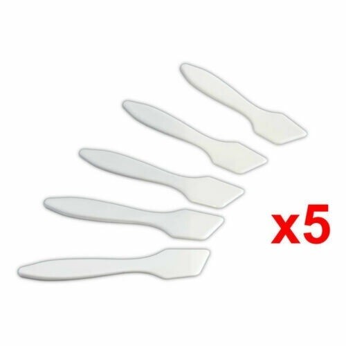 Derma Wax Spatula Scar Putty Moulding Tool Makeup Special Effects Pack of 5