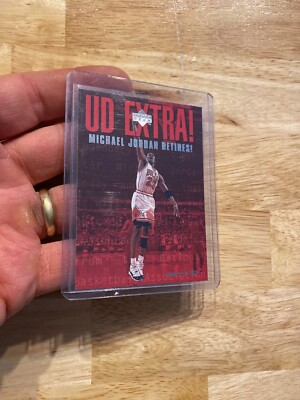 Michael Jordan 1999 Upper Deck UDX RETIRES ICON Chicago Bulls Man Cave Collector