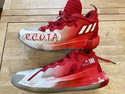 Adidas Damian Lillard Basketball Shoes Size 11.5 Red Adidas Damian Lillard 3 Basketball Shoes main image 2