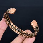 Pure Copper Magnetic Adjustable Handmade Vintage Bangle Jewelry CB-04-0051 — photo 5