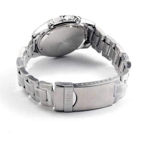 SEIKO Cronógrafo Rojo SBTQ045 Reloj Cuarzo 10ATM Acero Inoxidable De JAPÓN - Imagen 16 de 16