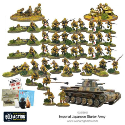 Bolt Action Imperial Japanese Starter Army BANZAI! 28mm Japanisch NEU Versiegelt