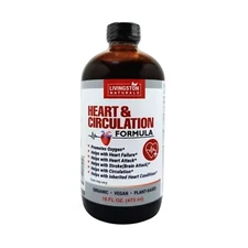 Heart and Circulation formula by Livingston Naturals 16 oz