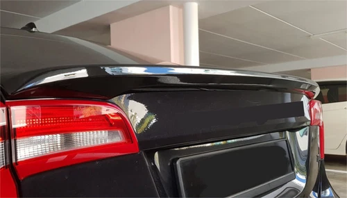 Alerón trasero estilo fábrica ajuste Volvo S60 2011-2019 negro brillante sedán - Imagen 2 de 5