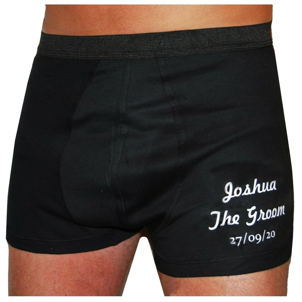 Mens Personalised Valentines Boxer Shorts Trunks Groom Husband Wedding  Boxers