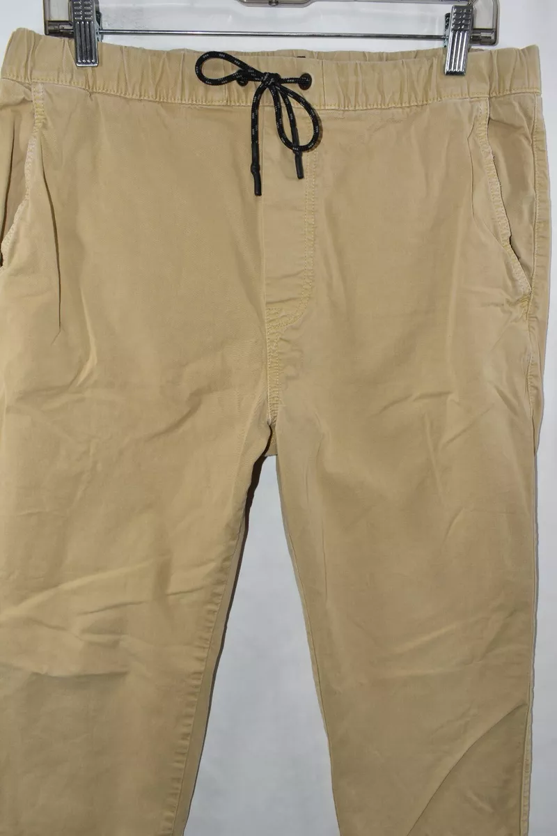 American Eagle Next Level Flex Jogger Pants Mens Size M Medium Tan