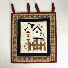 Quilted Country Wall Hanging Farmhouse Primitive Handmade Small