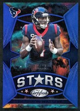 2021 Deshaun Watson Panini Certified Stars Mirror Blue #CS-20 /75